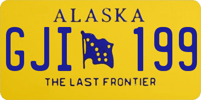 AK license plate GJI199