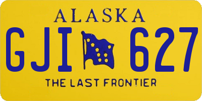 AK license plate GJI627