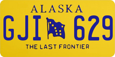 AK license plate GJI629
