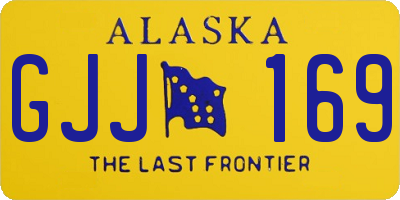AK license plate GJJ169