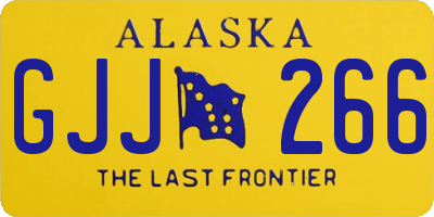 AK license plate GJJ266