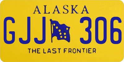 AK license plate GJJ306