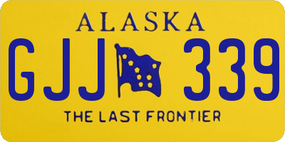 AK license plate GJJ339