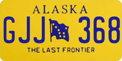 AK license plate GJJ368