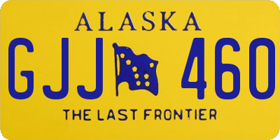 AK license plate GJJ460