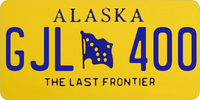 AK license plate GJL400