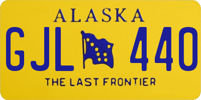 AK license plate GJL440