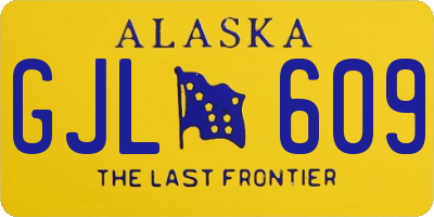AK license plate GJL609