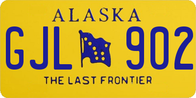 AK license plate GJL902