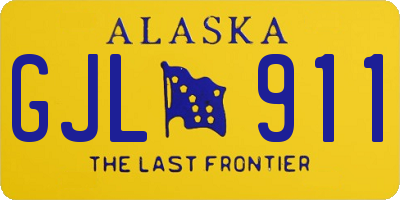 AK license plate GJL911
