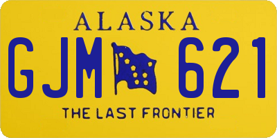 AK license plate GJM621