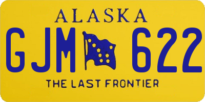 AK license plate GJM622