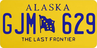 AK license plate GJM629