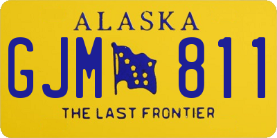 AK license plate GJM811