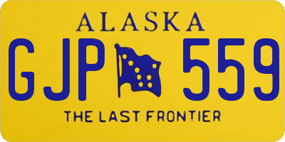 AK license plate GJP559