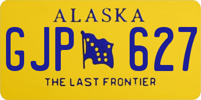 AK license plate GJP627