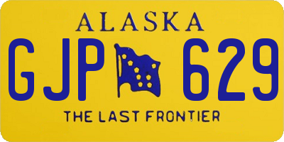 AK license plate GJP629