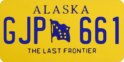 AK license plate GJP661