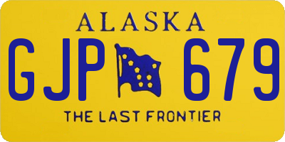 AK license plate GJP679