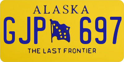AK license plate GJP697