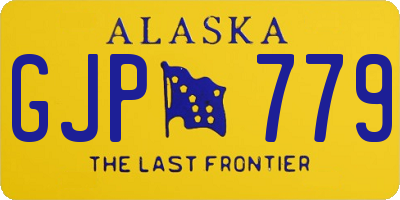 AK license plate GJP779