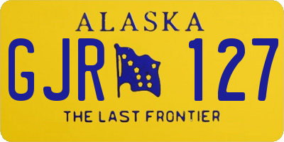 AK license plate GJR127