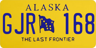 AK license plate GJR168