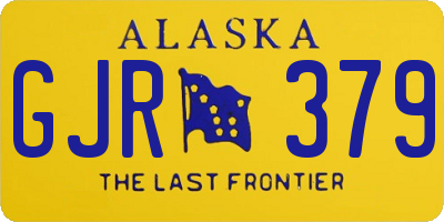 AK license plate GJR379