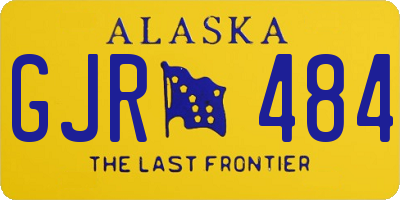 AK license plate GJR484