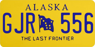 AK license plate GJR556