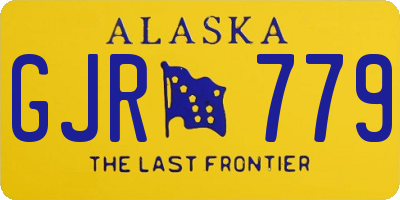 AK license plate GJR779
