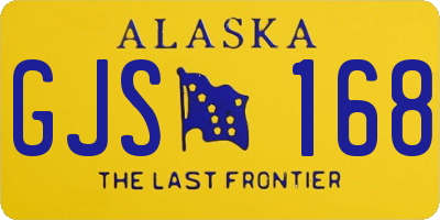 AK license plate GJS168