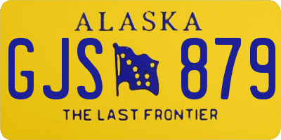 AK license plate GJS879