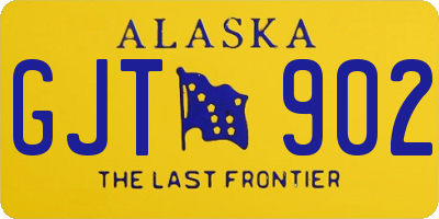 AK license plate GJT902