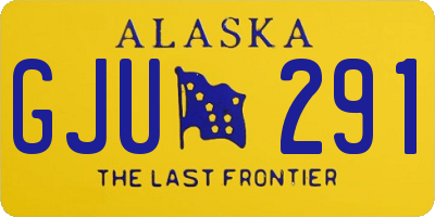 AK license plate GJU291