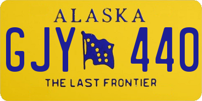 AK license plate GJY440