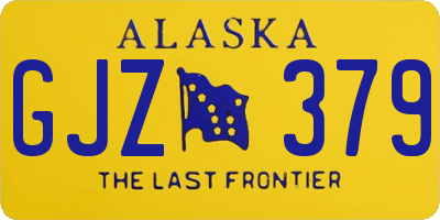 AK license plate GJZ379