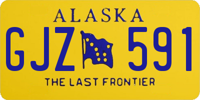 AK license plate GJZ591