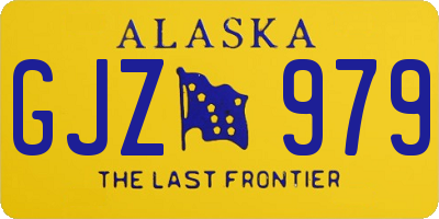 AK license plate GJZ979