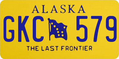AK license plate GKC579