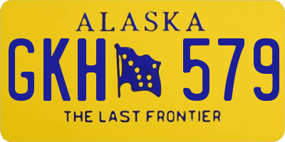 AK license plate GKH579