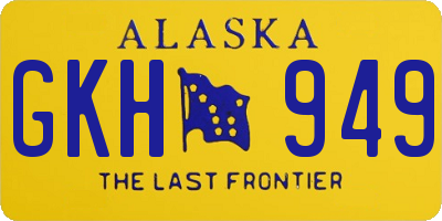 AK license plate GKH949