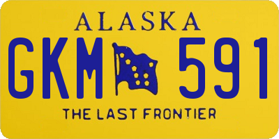 AK license plate GKM591