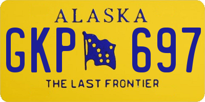 AK license plate GKP697