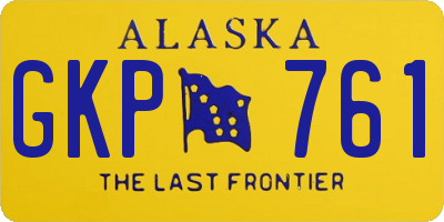AK license plate GKP761