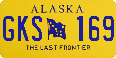 AK license plate GKS169