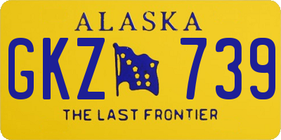 AK license plate GKZ739