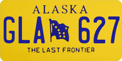 AK license plate GLA627