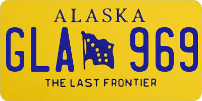 AK license plate GLA969
