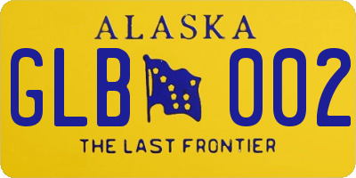AK license plate GLB002